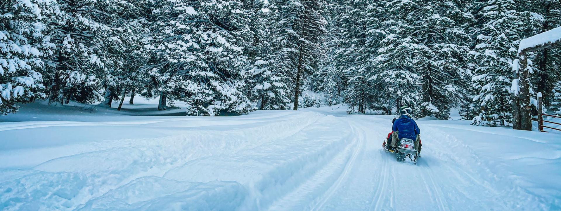 Snowmobiling